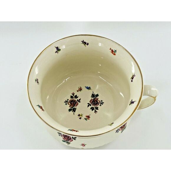 Antique ENGLAND 5104 Handled Chamber Pot - Victorian Porcelain - Picture 3 of 12